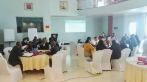 The participants were divided in groups in order to discuss the links between the EITI process and the SAIs’ work on the various steps of the EI value chain, before presenting them to the plenary